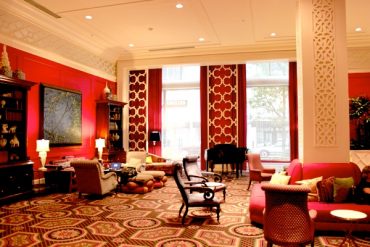 Lobby at Hotel Monaco Portland