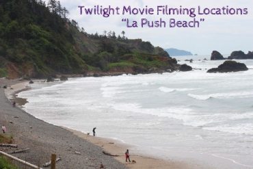 Twilight movie filming locations La Push beach