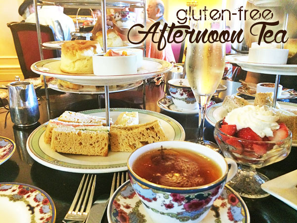 gluten free tea at the Farimont Empress Victoria BC