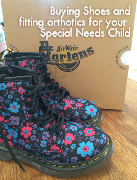 buying shoes for special needs and orthotics