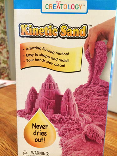 kinetic sand things to do with special needs child